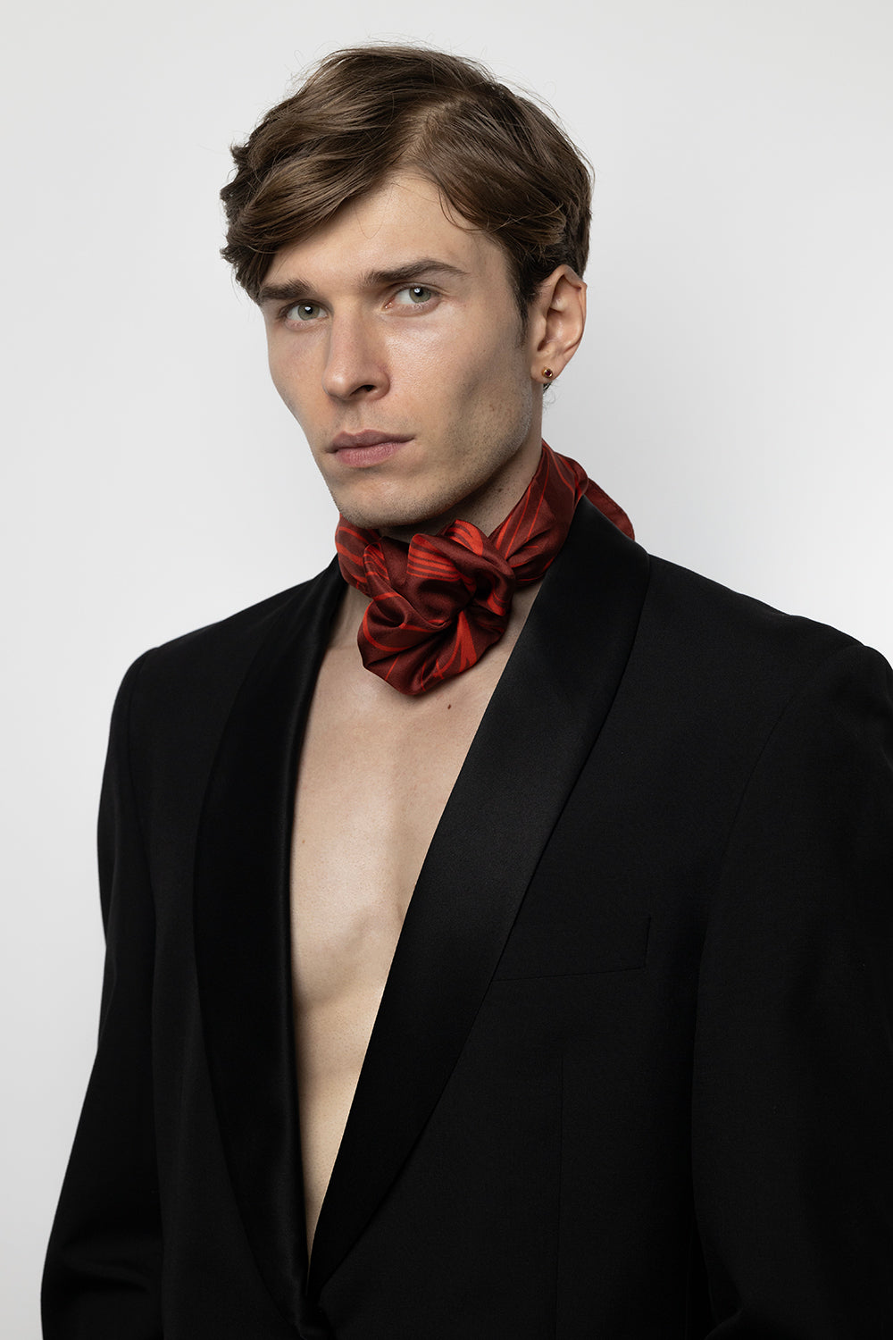ROSSETTO III silk scarf