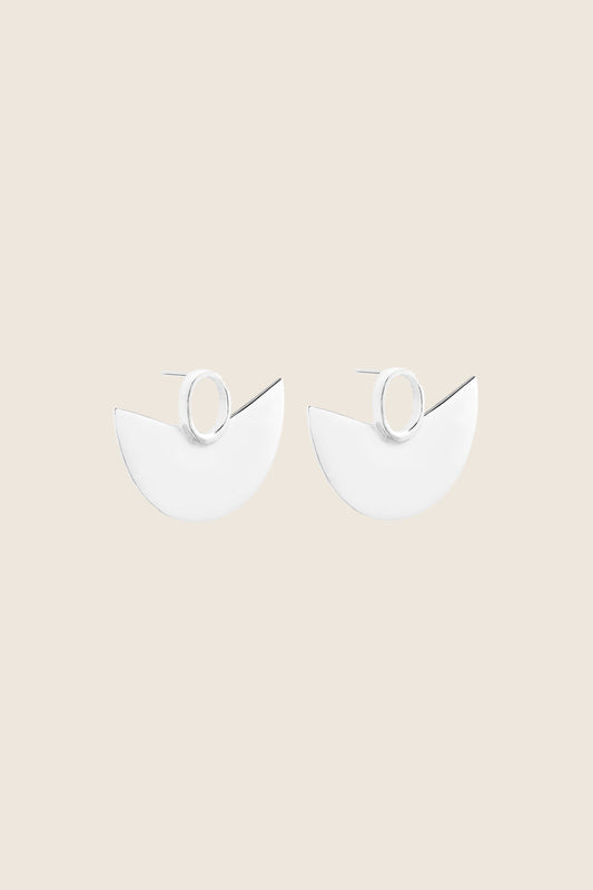 AURO white earrings