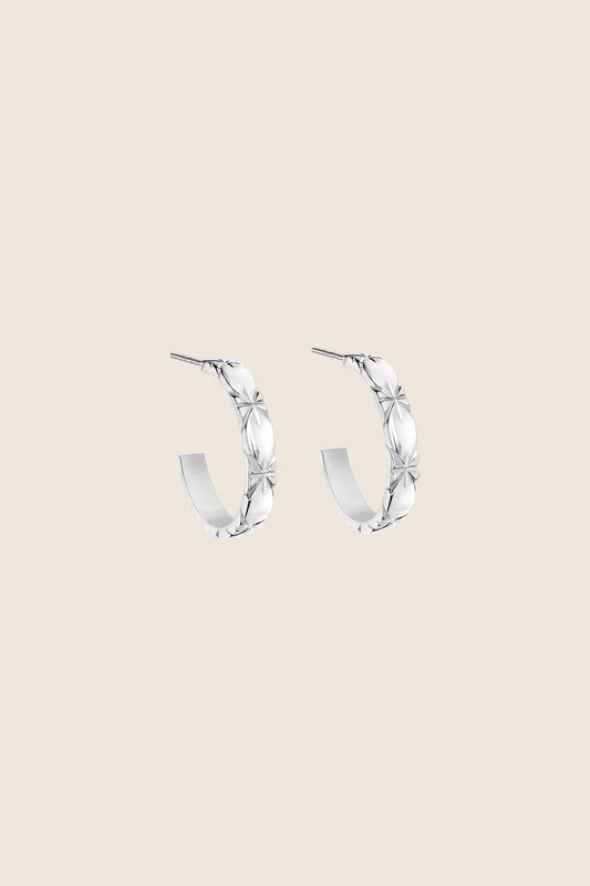 ASTRO white earrings
