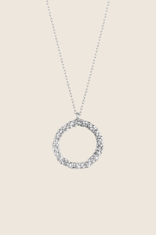 CRATER white necklace