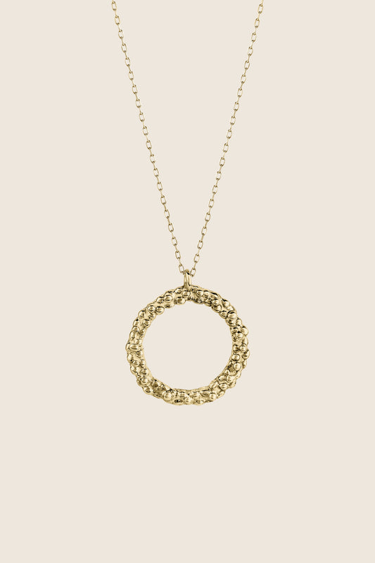 CRATER yellow necklace